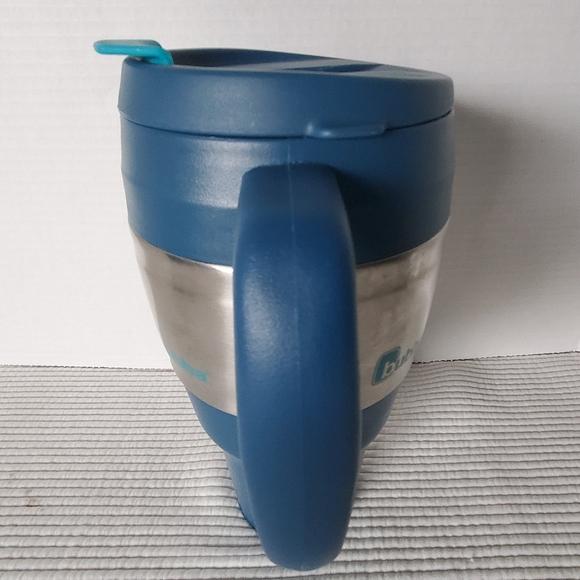 Bubba Keg Travel Mug 34oz To Go Navy Blue Insulated Flip Top Large Coffee Keg - Picture 5 of 12